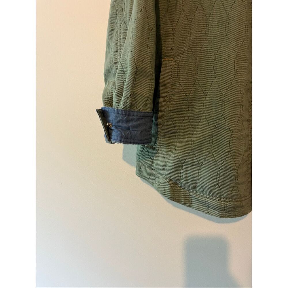 Jachs Girlfriend Green Quilted Barn Jacket Womens Medium - Picture 5 of 9